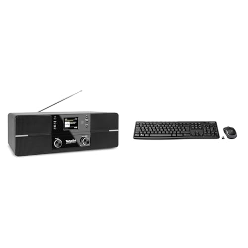 TechniSat DIGITRADIO 371 CD IR - Stereo Internetradio DAB+ & Logitech MK270 Kabelloses Set mit Tastatur und Maus für Windows im Sale