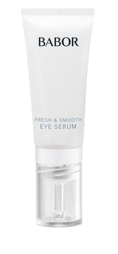 BABOR Fresh & Smooth Eye Serum | Intensive Feuchtigkeit & Frische für eine glatte Augenpartie | Hyaluronsäure, LIFT-UP & Aloe Vera | Augenserum - 15ml im Sale