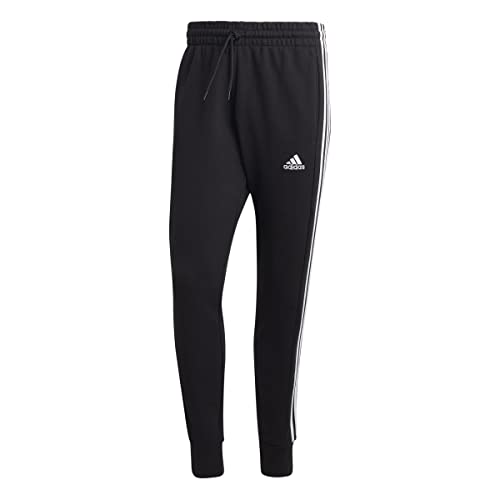 adidas Herren Essentials French Terry Jogginghosen, Black/White, im Sale