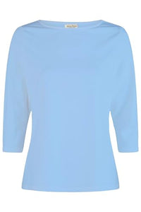 Thumbnail for Damen 3/4 Arm Shirt Uni SkyBlue im Sale