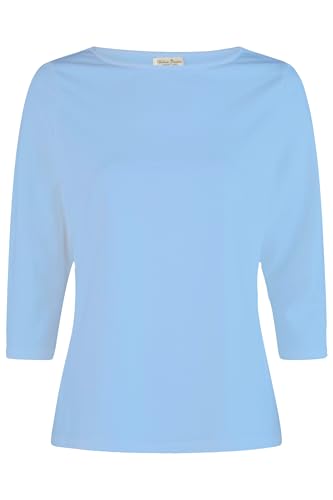 Damen 3/4 Arm Shirt Uni SkyBlue im Sale