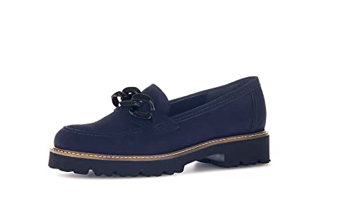 Gabor Damen Slipper, Frauen Slip On,Best Fitting,College Schuhe,Businessschuhe,Slip-ons,Mokassins,Halbschuhe,Atlantik(schw/nat),38 EU / 5 UK im Sale