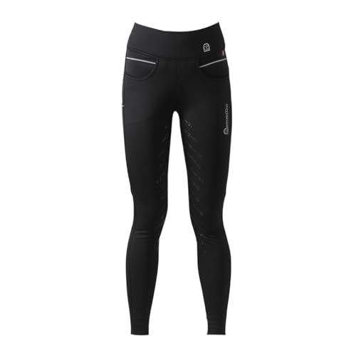 Cavallo Liz Grip Damen Reithose Winter Reitleggings schwarz, im Sale