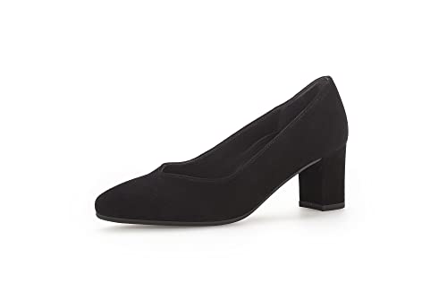 Gabor Damen Klassische Pumps, Frauen Absatzschuhe,Moderate Mehrweite (G),stoeckelschuhe,Ausgehschuhe,Court Shoes,büro,schwarz,40 EU / 6.5 UK im Sale