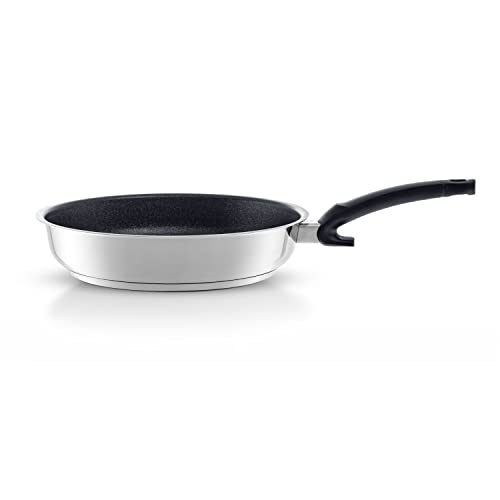 Fissler Adamant Premium / beschichtete Edelstahl-Pfanne (Ø 28 cm) Bratpfanne-antihaftend, kratzfest - Induktion, Silber im Sale