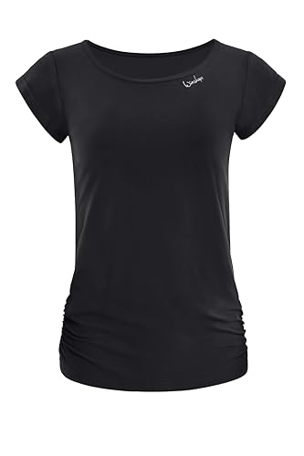 Winshape Damen Functional Light and Soft Kurzarmshirt Aet130ls, Ultra Style T-Shirt, Schwarz, EU im Sale