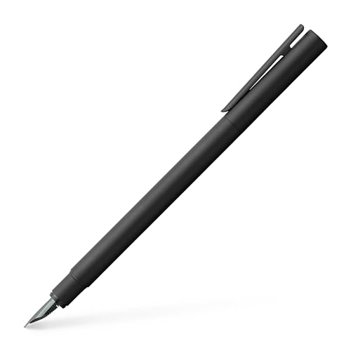 Faber-Castell 342300 - Füller Neo Slim Metall, Federbreite M, schwarz