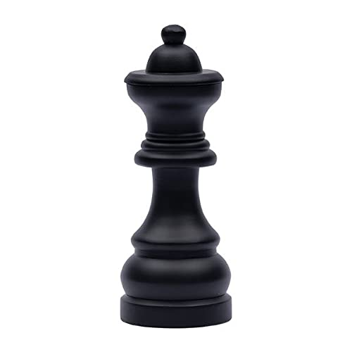 Riviera Maison - Kerzenhalter, Kerzenständer - Chess Play Queen - Aluminium - schwarz - 18 x 20 cm im Sale