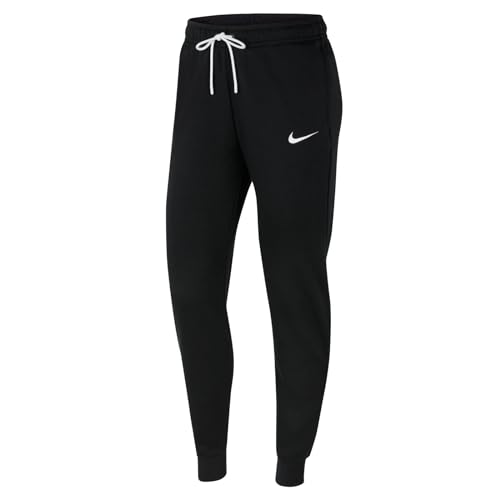 Nike Damen W Nk Flc Park20 Pant Kp Hose, Black/White/White, M EU im Sale