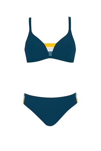 Sunflair Bikini Unifarben Triangel Zweiteiler Set mit Softschalen verstellbare Träger Kreuzrücken breiter Slip im Sale