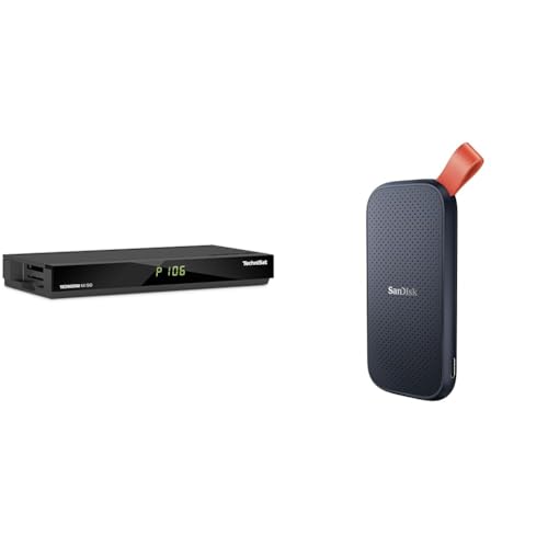 TechniSat TECHNISTAR K4 ISIO - Kabel-Receiver mit vierfach-Tuner & SanDisk Portable SSD 1 TB