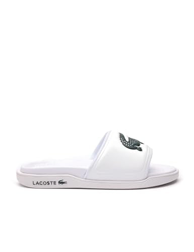 Lacoste Damen Croco DUALISTE 0922 2 CFA Sneakers, Wht/Dk Grn, 35.5 EU im Sale