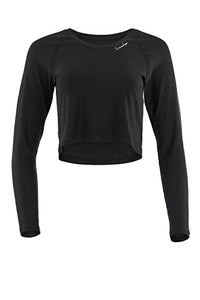 Thumbnail for Light and Soft Cropped Long Sleeve Top AET116LS, Ultra Soft Style, Fitness Freizeit Yoga Pilates im Sale