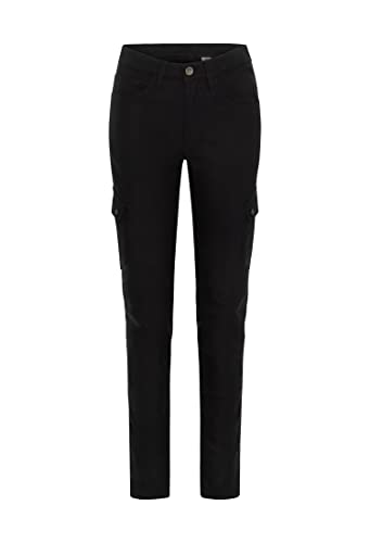 Rokker Black Jack Slim Motorrad Textilhose (Black,38) im Sale