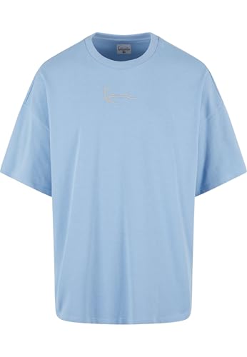 Karl Kani Herren KM231-026-1 KK Small Signature Boxy Tee Light Blue lightblue im Sale