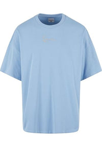 Thumbnail for Karl Kani Herren KM231-026-1 KK Small Signature Boxy Tee Light Blue lightblue im Sale