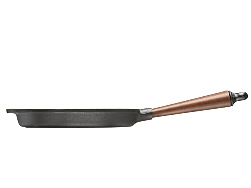 Grillpfanne 25 cm, Holzgriff aus schwedischer Buche