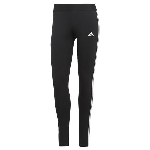 adidas Damen 3 Stripes Leggings , Black / White, im Sale