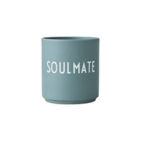 Thumbnail for Design Letters kaffeebecher FREUNDSCHAFT | SOULMATE | Tasse mit Spruch | Dänisches Design Lieblingsbecher zu Geschenke für Frauen, männer | Kaffeebecher Porzellan | Dekorativer kaffebecher im Sale