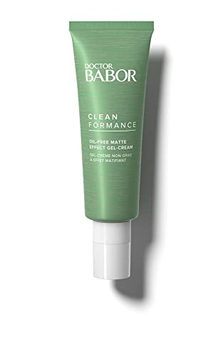 DOCTOR BABOR CLEANFORMANCE Oil-Free Matt Effect Cream, mattierende Gel-Creme, feuchtigkeitsspendend, für Mischhaut, ölige & unreine Haut, 50 ml im Sale