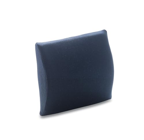 TEMPUR Transit Lordosekissen Memory Foam, ergonomisches Lendenkissen für Unterwegs und Zuhause, 30 x 25 cm, Blau im Sale