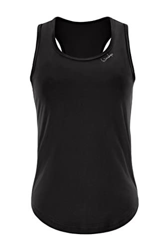 Winshape Damen Functional Light and Soft Tanktop Aet128ls, Ultra Style Trägershirt Cami Shirt, Schwarz, EU im Sale