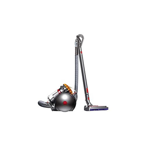 Dyson Big Ball Allergy 2 beutelloser Staubsauger (Inkl. pneumatischer Bodendüse, extra-soft Bürste mit Carbonfasern, Kombi-Treppendüse, Dank Zyklon-Feinstaubaufnahme für Allergiker geeignet) Gelb