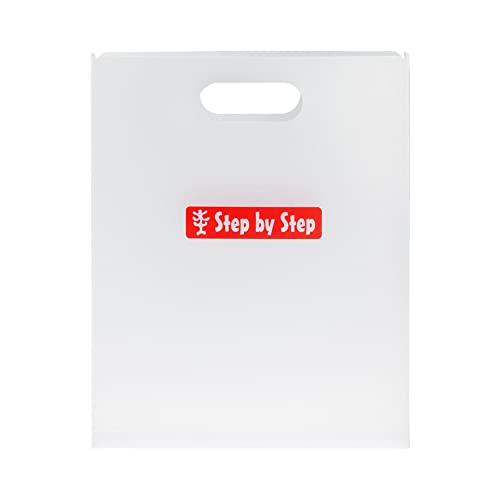 Step by Step Folder Box with Carrying Handle Transparent im Sale