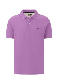 Thumbnail for FYNCH-HATTON Herren - Klassisches Poloshirt aus Supima-Baumwolle, Lavender, im Sale