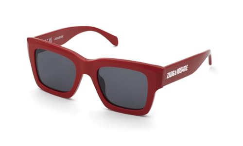 Zadig & Voltaire Damen Szv421 Sonnenbrille, Glänzend, Vollrot, 50/21/140 im Sale