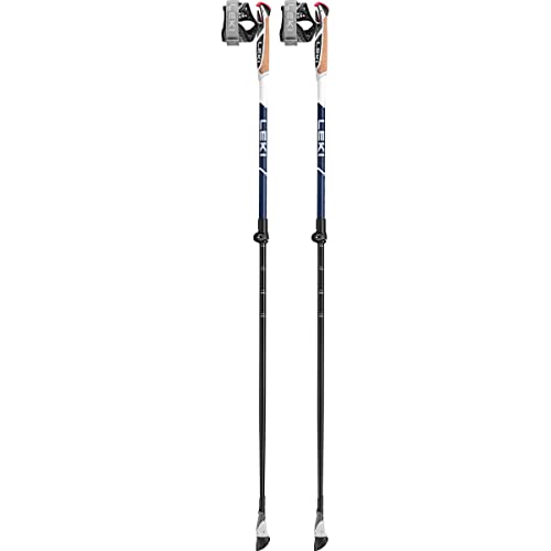 LEKI Smart Supreme Stöcke, midnightblue-dark metallic, 100-130cm im Sale