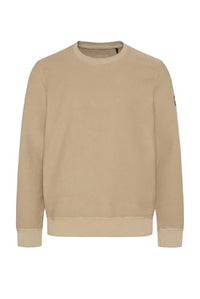 Thumbnail for Camp David Herren Sweatshirt Reversed mit Patch-Print Tan im Sale