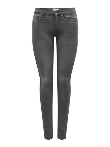 ONLY Damen Onlroyal Reg Sk Dnm Bj312 Noos Jeans, Grau (Dark Grey Denim), 32L EU im Sale