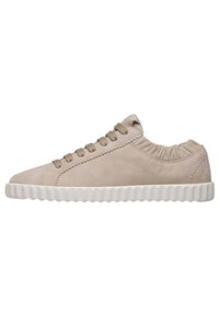 Thumbnail for VOILE BLANCHE Gilly-Sneakers aus Veloursleder, Beige 38