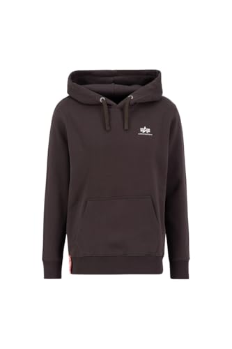 Alpha Industries Basic Hoody Small Logo Kapuzensweat für Herren Vintage Sand im Sale