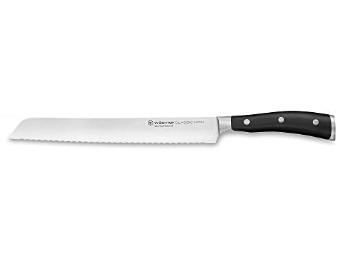 WÜSTHOF Classic Ikon Brotmesser 23 cm, Schwarz