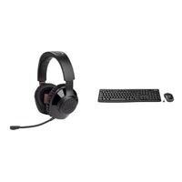 Thumbnail for JBL Quantum 350 Over-Ear Gaming Headset – Schwarz & Logitech MK270 Kabelloses Set mit Tastatur und Maus für Windows im Sale