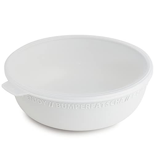 Rotho Tresa Schüssel 0.35l mit Deckel, lebensmittelechter Kunststoff (PP) BPA-frei, weiss/transparent, 0.35l (14.2 x 13.2 x 5.5 cm) im Sale