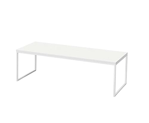 Hülsta Now Beistelltisch Wohnzimmertisch CT 17-1 Verschiedene Größen Weiß/Weiß, Maße Tischplatte:105.8 x 41.7 cm