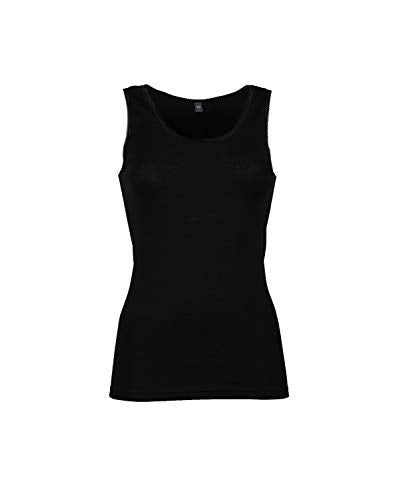 Dilling Merino Unterhemd für Damen - aus 100% Bio-Merinowolle Schwarz 40 im Sale