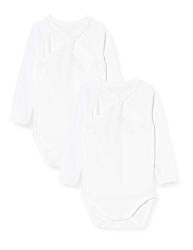 Petit Bateau Unisex BabyLangarm-Body für Neugeborene (2er Pack) , Variante 1, 12 Monate im Sale