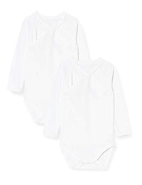 Thumbnail for Petit Bateau Unisex BabyLangarm-Body für Neugeborene (2er Pack) , Variante 1, 12 Monate im Sale