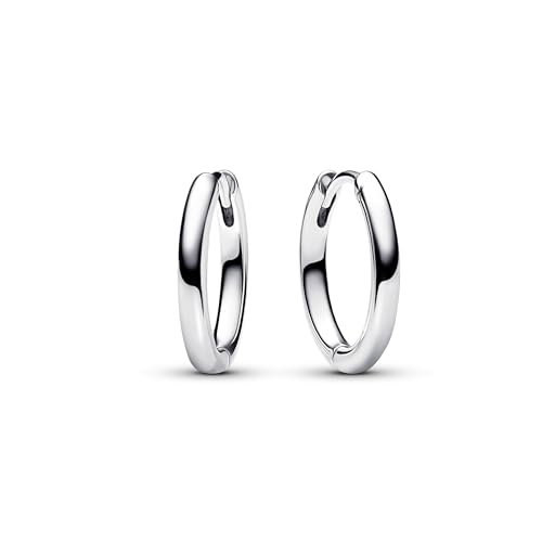 Pandora Moments 18 mm Charm-Ohrringe aus Sterling Silber, 293355C00 im Sale