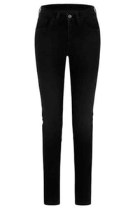 Thumbnail for Rokker Jeans RT Mid Waist Slim Lady incl. Protektoren (Schwarz), W30/L32 im Sale