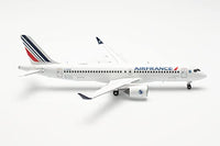 Thumbnail for Herpa Modellflugzeug Airbus A220-300 Air France - Saint-Tropez” Maßstab 1:200 - Modellbau Flugzeug, Flugzeugmodell für Sammler, Miniatur Deko, Flieger ohne Standfuß aus Metall