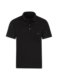 Thumbnail for Trigema Herren Trigema Herren Single-jersey 637602 Poloshirt, Schwarz (Schwarz 008), 4XL EU im Sale