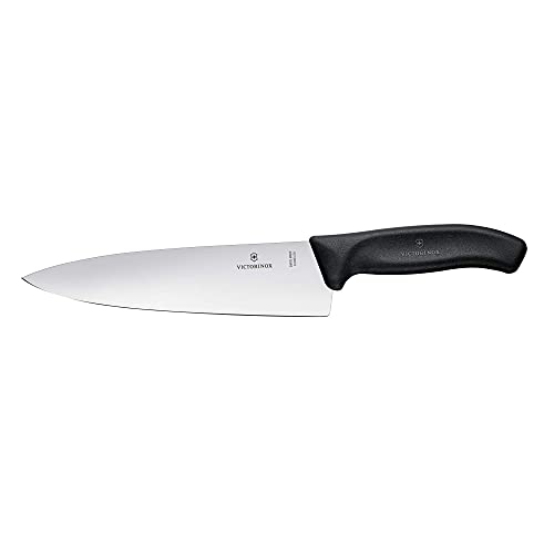 Victorinox Swiss Classic, Profi Tranchiermesser, Extra Scharfe Klinge, gerader Schliff, 20 cm, Kunststoffgriff, Rostfreier Stahl, schwarz im Sale