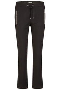 Thumbnail for Barbara Lebek Damen Jersey Joggpants Hose mit Taschen Black im Sale