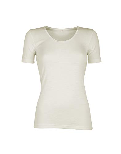 Dilling Merino T-Shirt für Damen - aus 100% Bio-Merinowolle Natur 40 im Sale