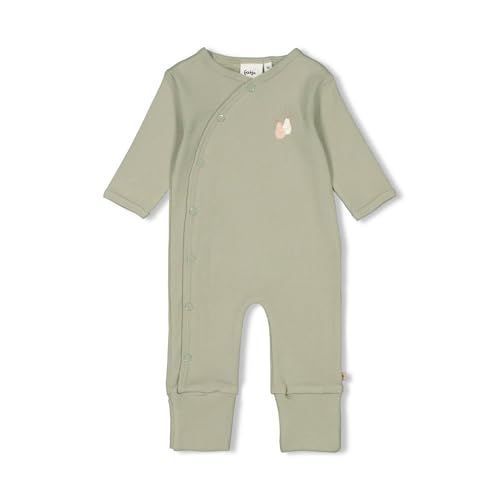 Feetje N-Baby Schlafanzug Anzug Klapfuß AOP Pears RIPP-Jersey, grün, 62 im Sale